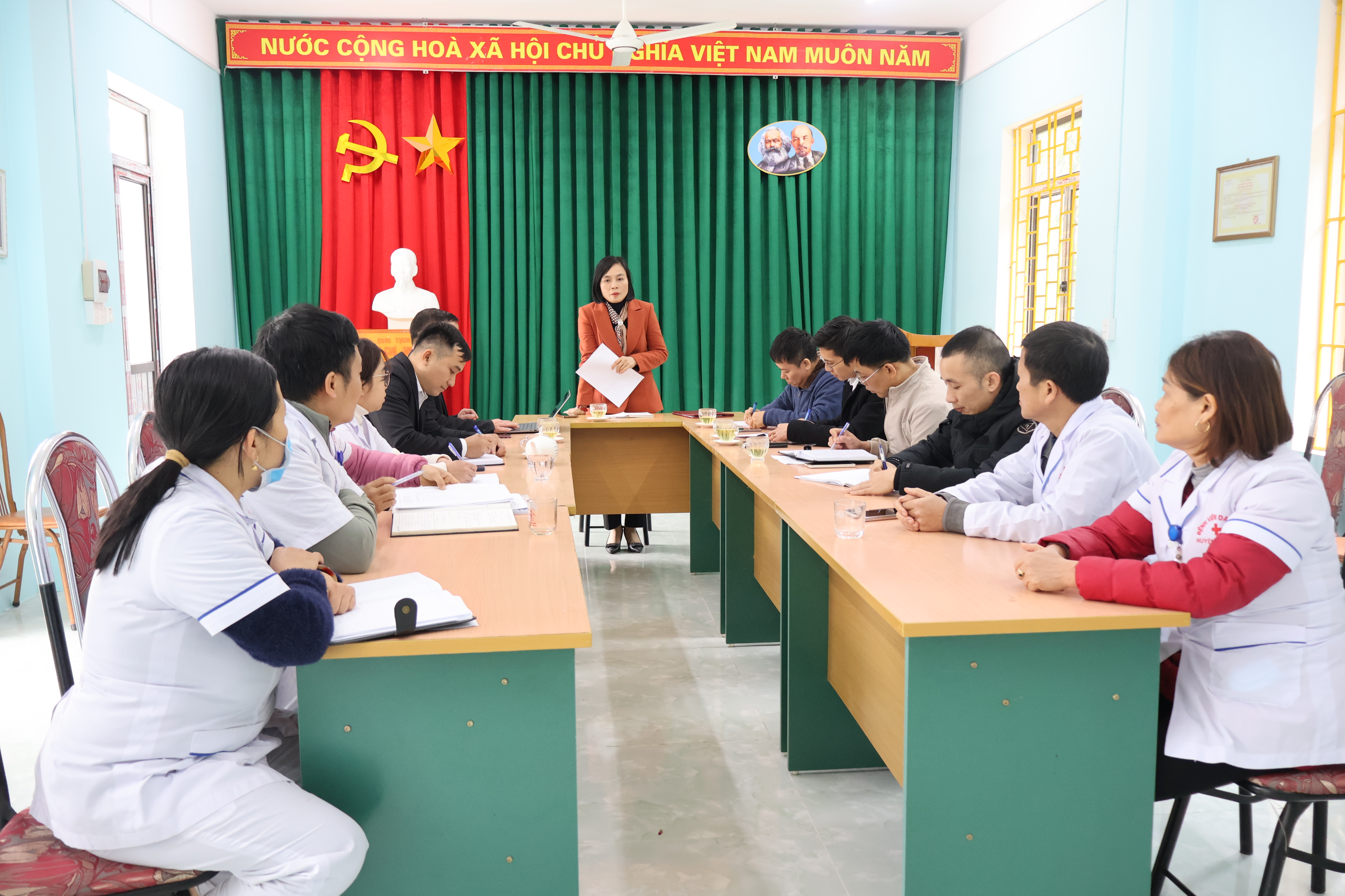 Kiểm tra công tác Y tế và làm việc tại xã Minh Ngọc huyện Bắc Mê