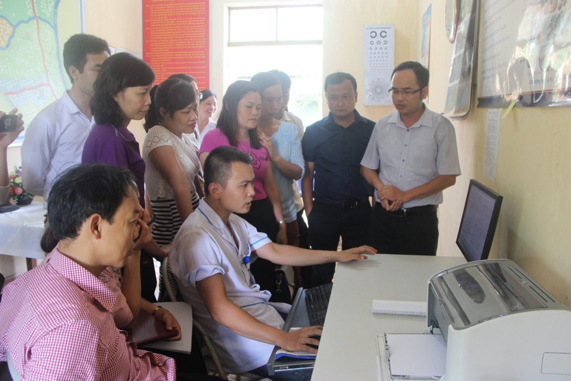Ứng dụng CNTT trong khám chữa bệnh tại TYT thị trấn Vĩnh Tuy, huyện Bắc Quang
