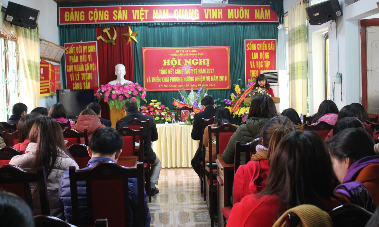 Đồng chí Nguyễn Thị Dự - Giám đốc Trung tâm khai mạc Hội nghị