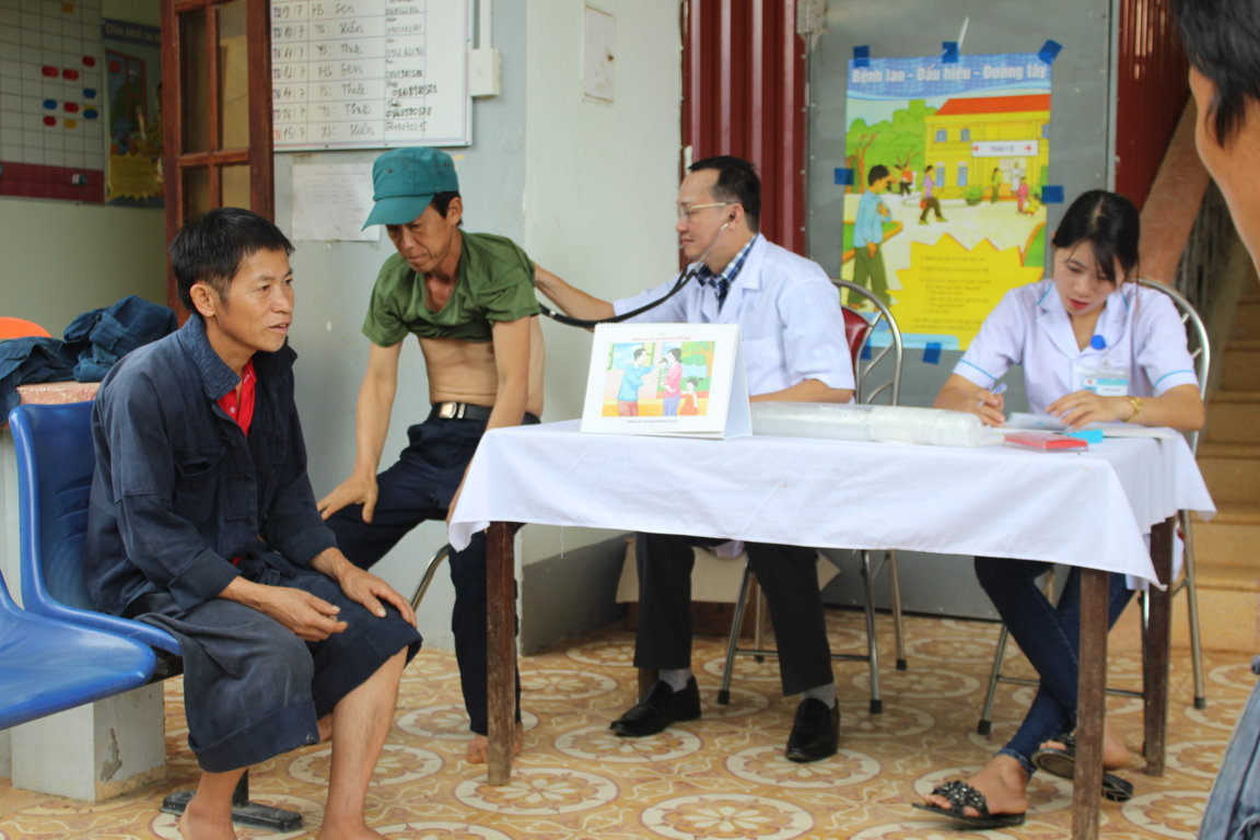 Đoàn công tác khám phát hiện bệnh Lao tại xã Khâu Vai, huyện Mèo Vạc
