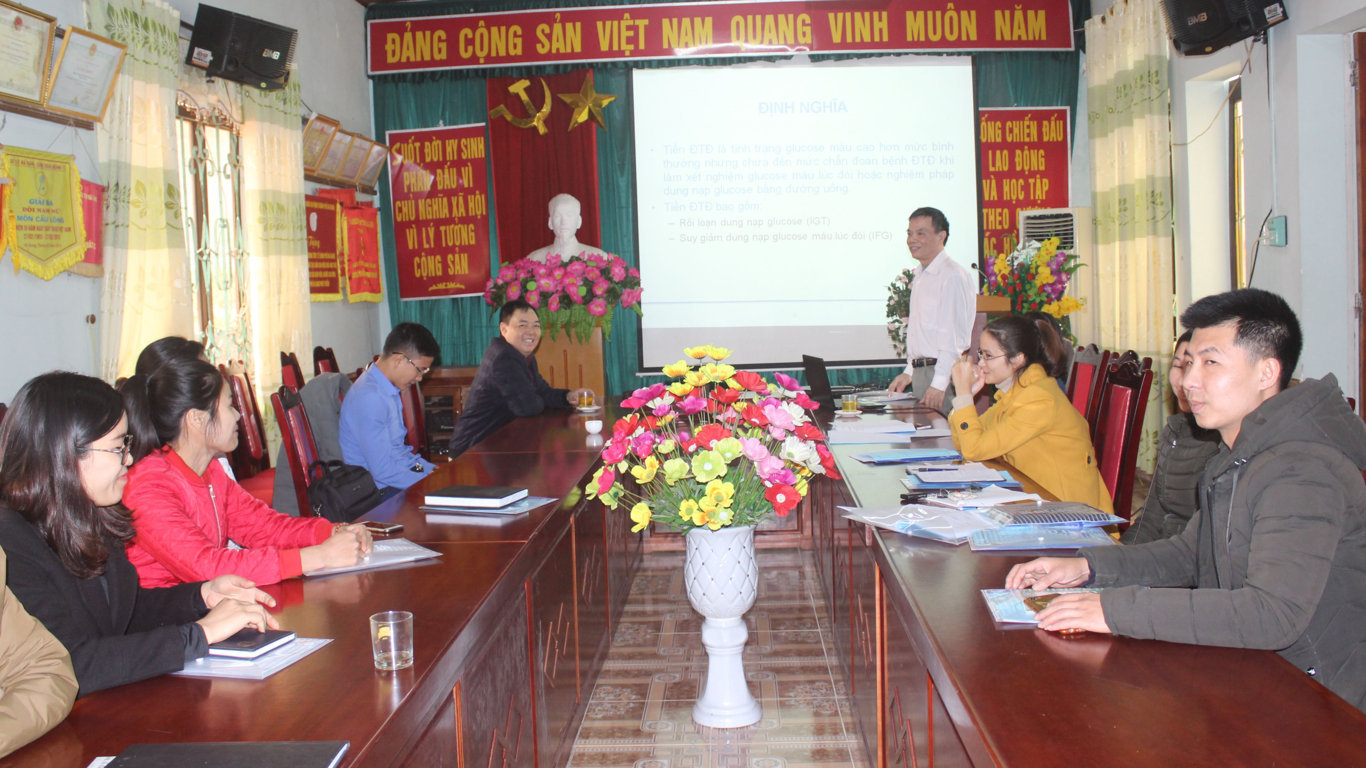 Trung tâm Y tế thành phố Hà Giang tổ chức tập huấn “Hướng dẫn thực hành quản lý bệnh đái tháo đường tại cơ sở”