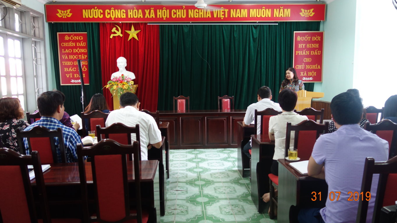 Viện Chiến lược và Chính sách Y tế-Bộ Y tế làm việc tại Chi cục Dân số - Kế hoạch hóa gia đình tỉnh Hà Giang