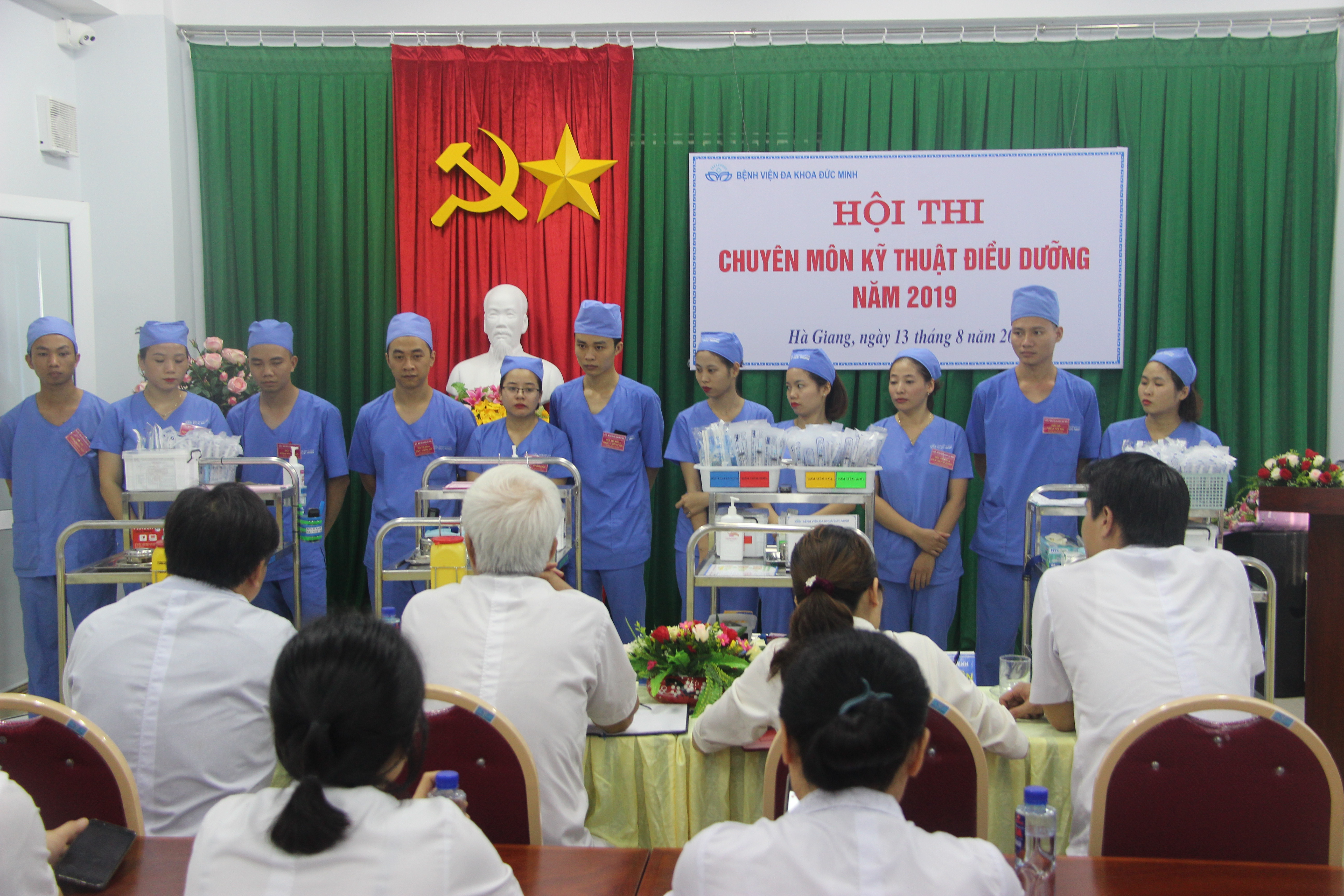 Bệnh viện đa khoa Đức Minh tổ chức Hội thi chuyên môn kỹ thuật Điều dưỡng
