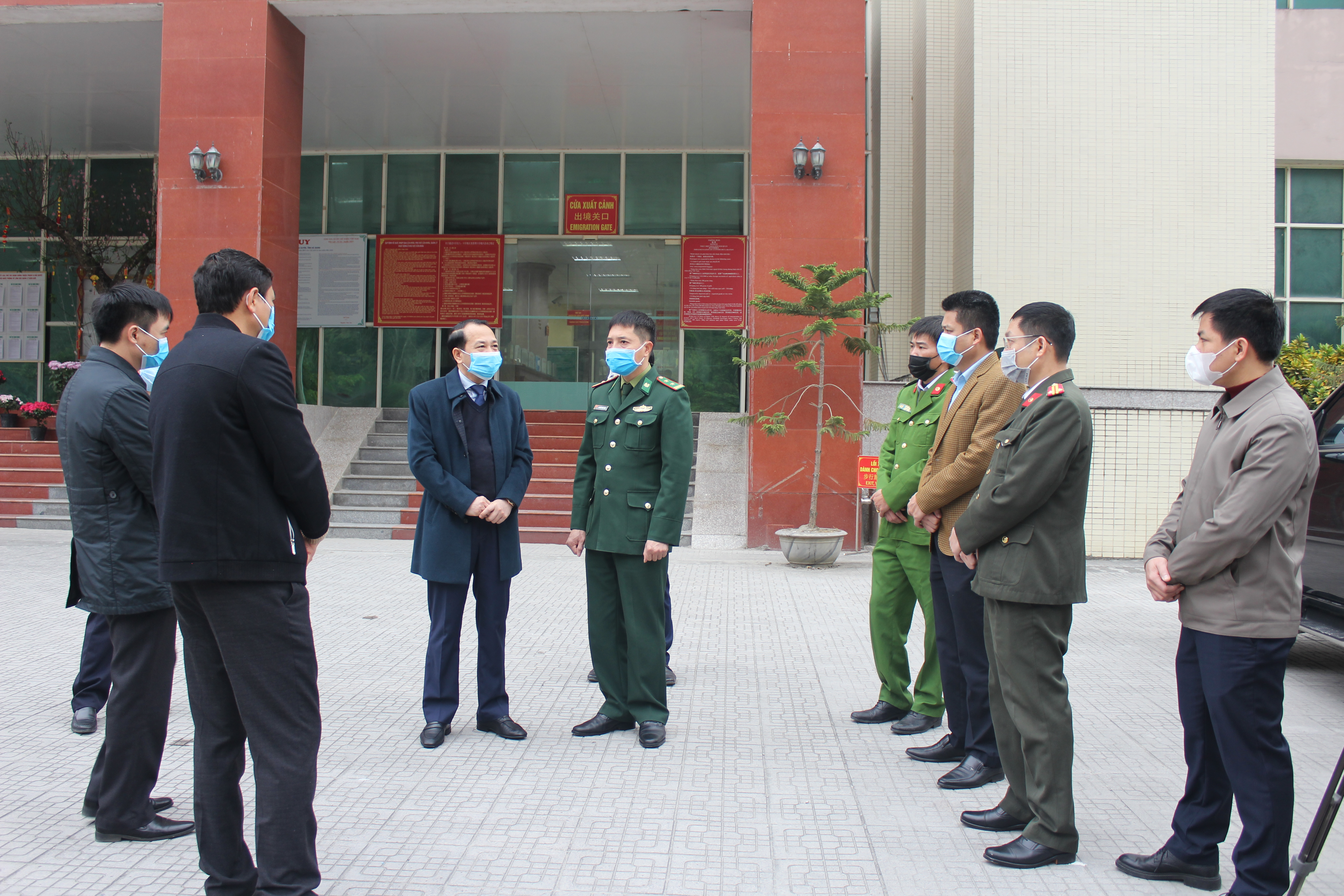 Kiểm tra công tác phòng chống dịch bệnh viêm đường hô hấp cấp do nCoV tại huyện Vị Xuyên