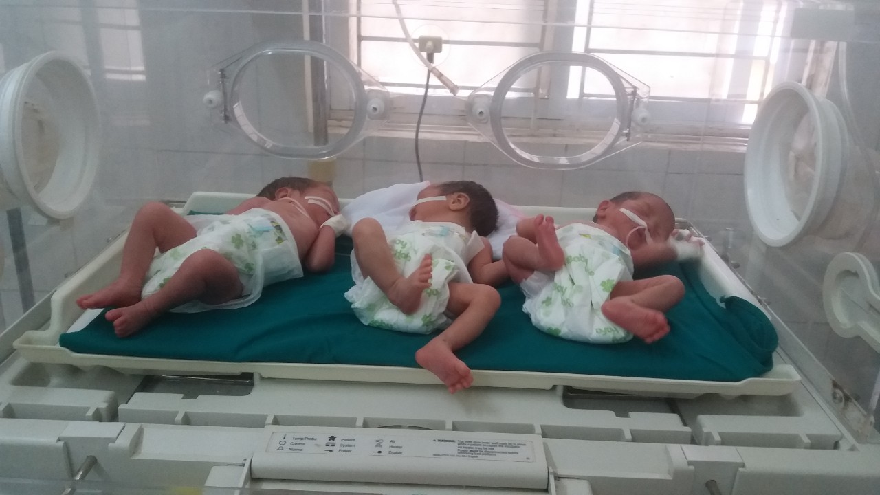 Bệnh viện đa khoa huyện Hoàng Su Phì đỡ đẻ ca sinh 3 thiếu tháng