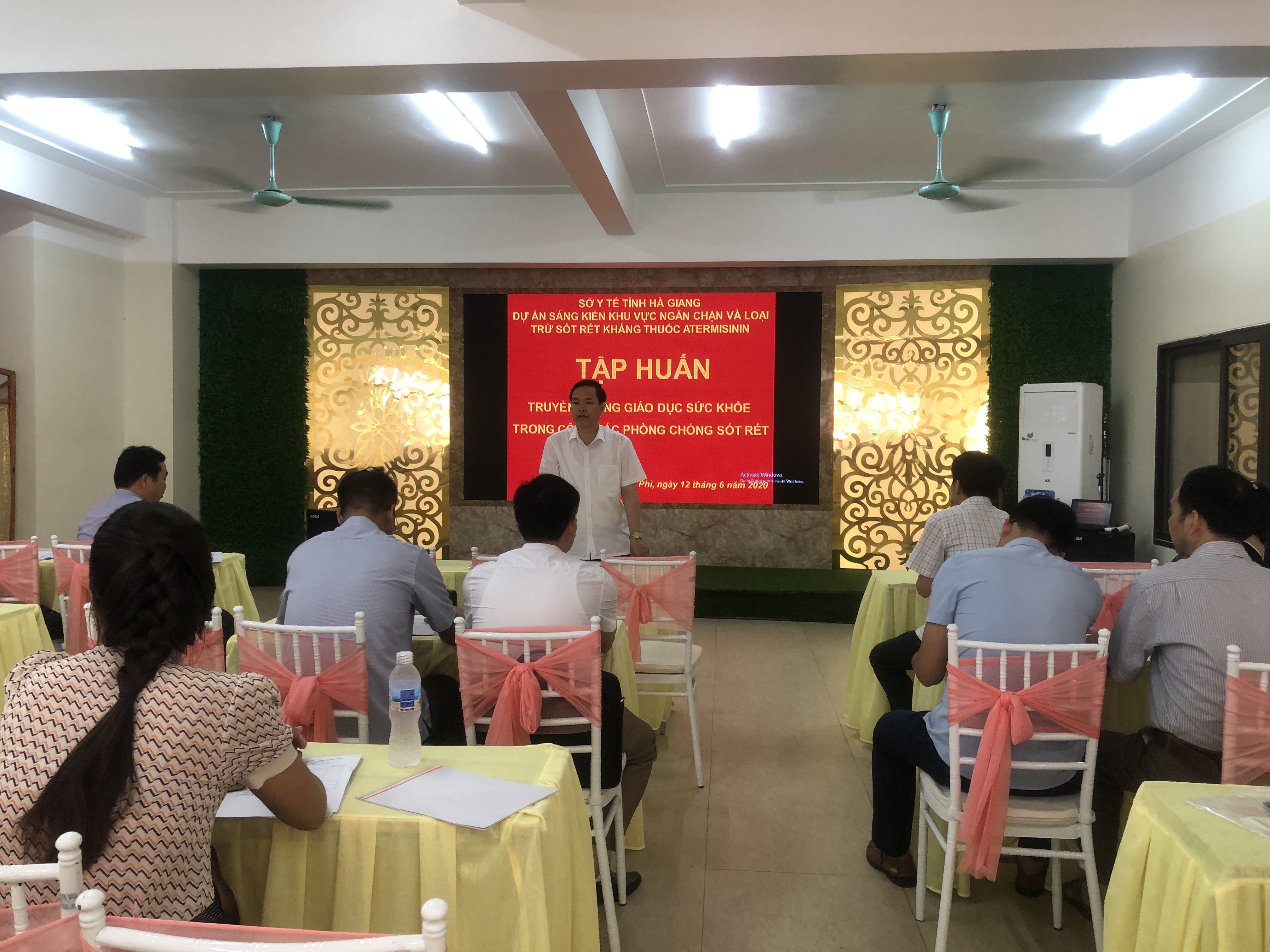 Tập huấn truyền thông giáo dục sức khỏe trong phòng chống bệnh sốt rét tại Hoàng Su Phì