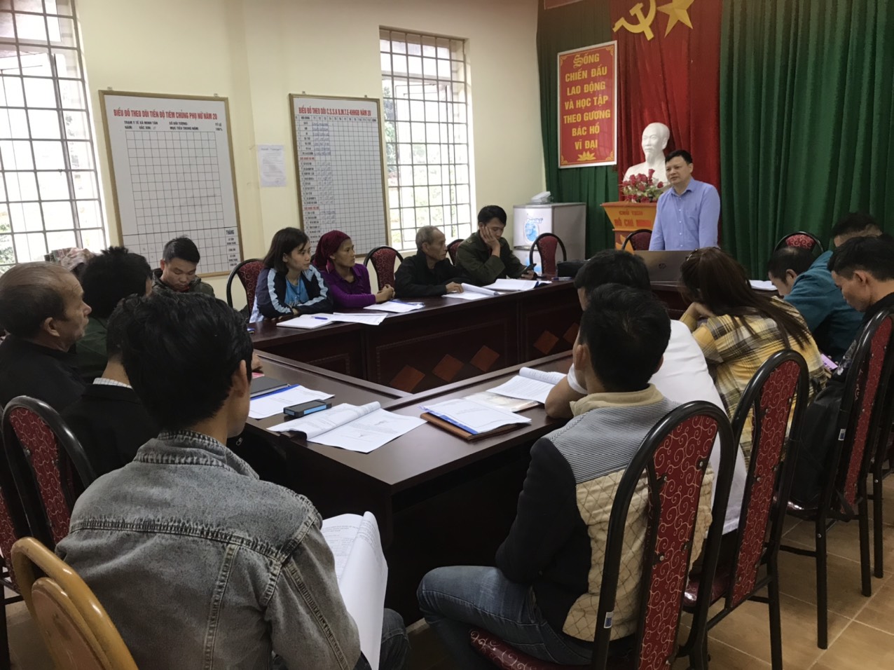 Lớp tập huấn tại xã Minh Tân huyện Vị Xuyên