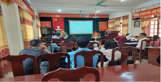 Tổ chức lớp tập huấn tại Trung tâm Y tế huyện Hoàng Su phì