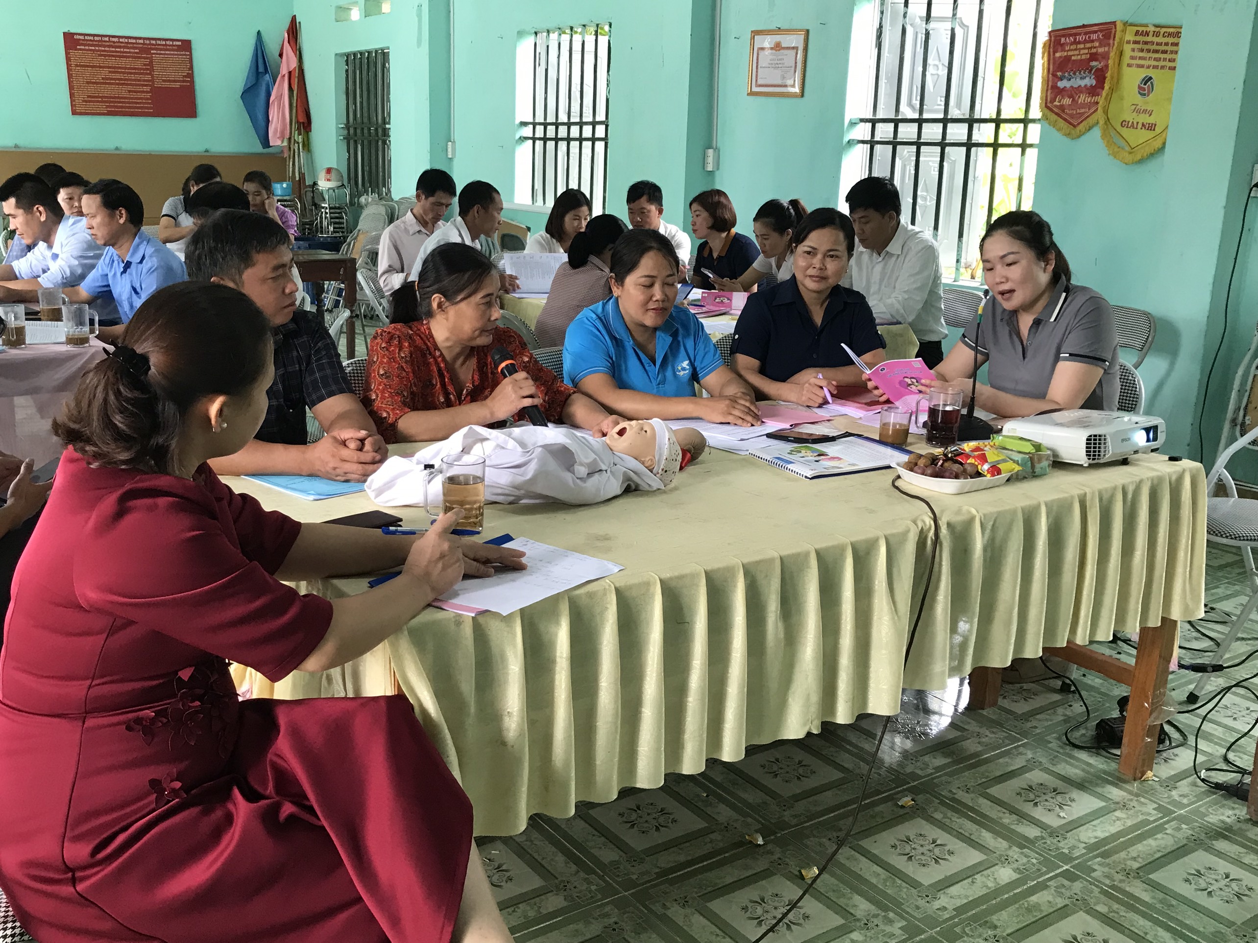 huyện Quang Bình tập huấn kỹ năng truyền thông chăm sóc sức khỏe bà mẹ- trẻ em
