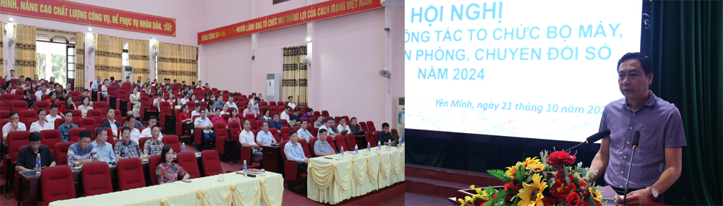 Sở Y tế tổ chức Hội nghị tập huấn công tác tổ chức bộ máy, cán bộ, văn phòng, chuyển đổi số