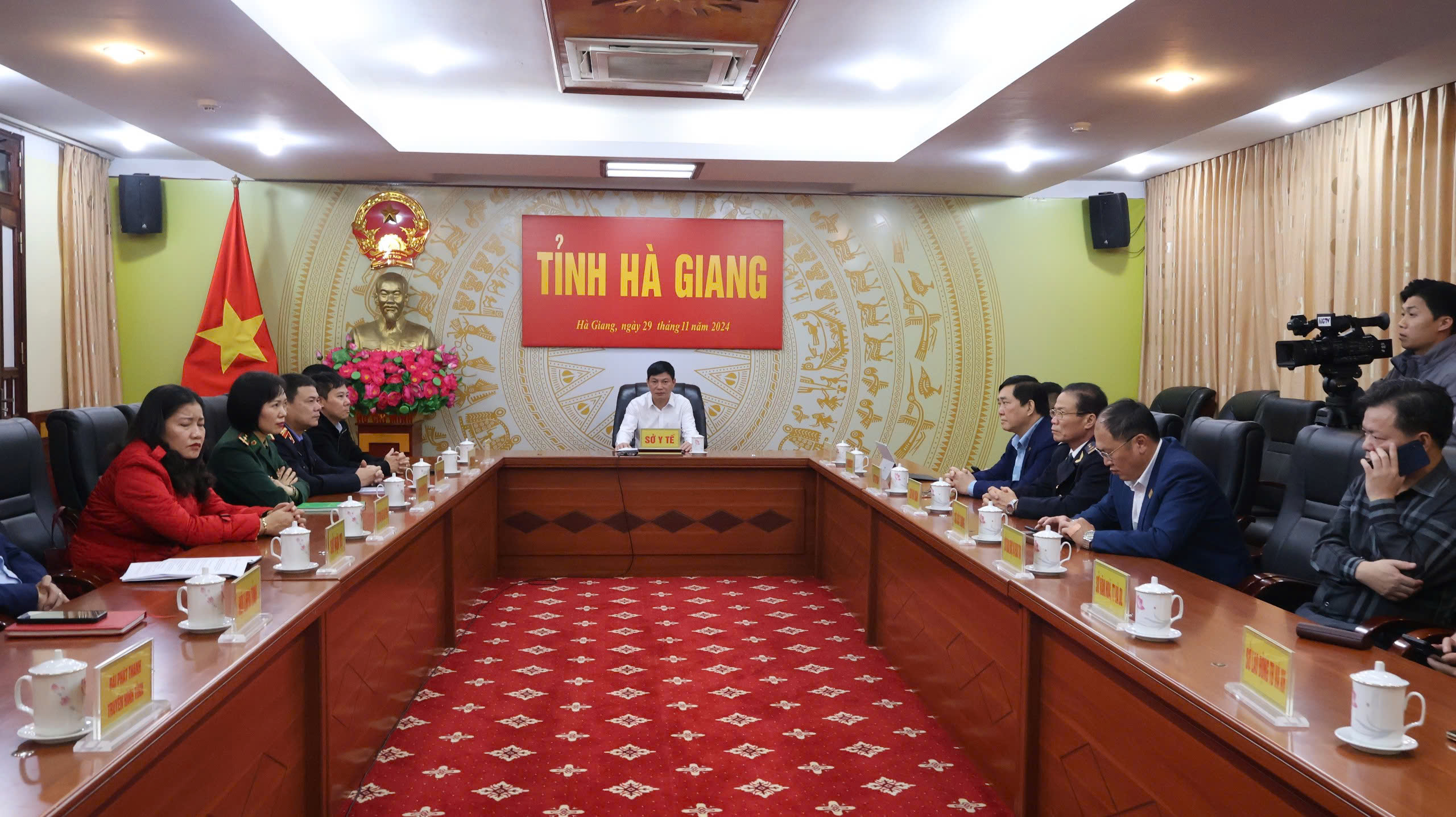 Toàn cảnh Hội nghị tại điểm cầu Hà Giang