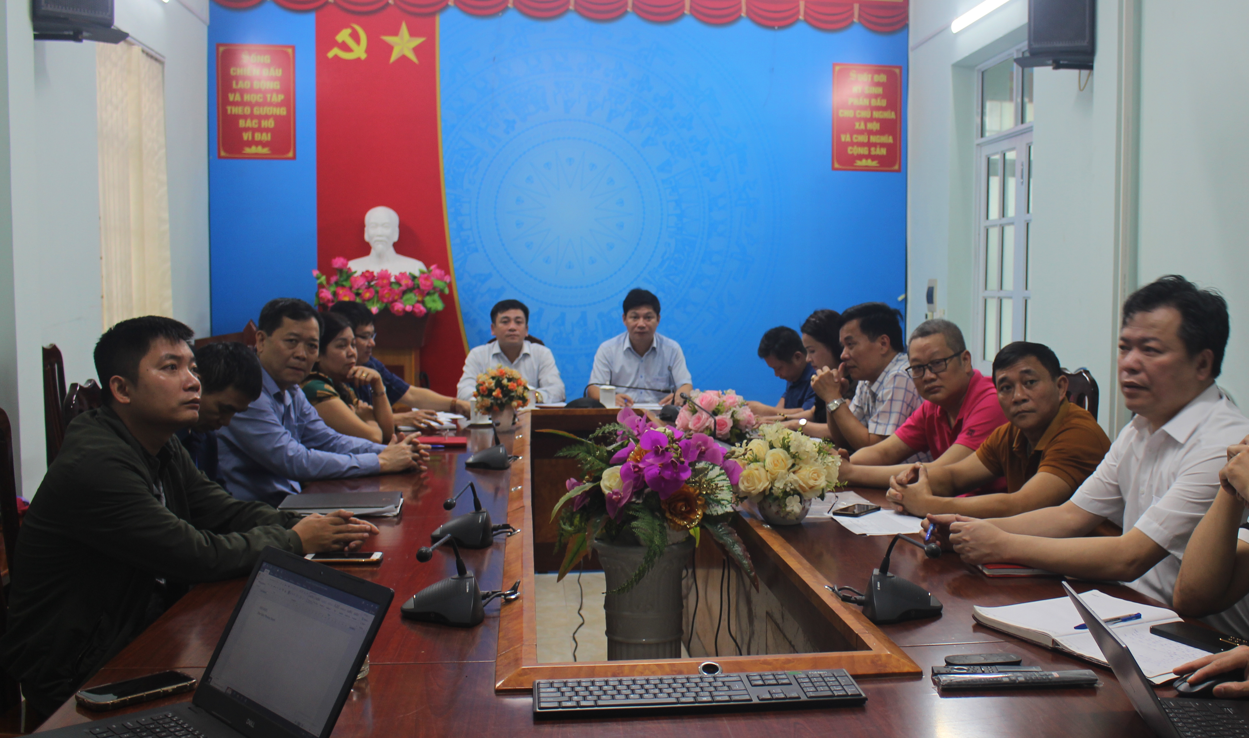 Toàn cảnh Hội nghị tại điểm cầu tỉnh Hà Giang