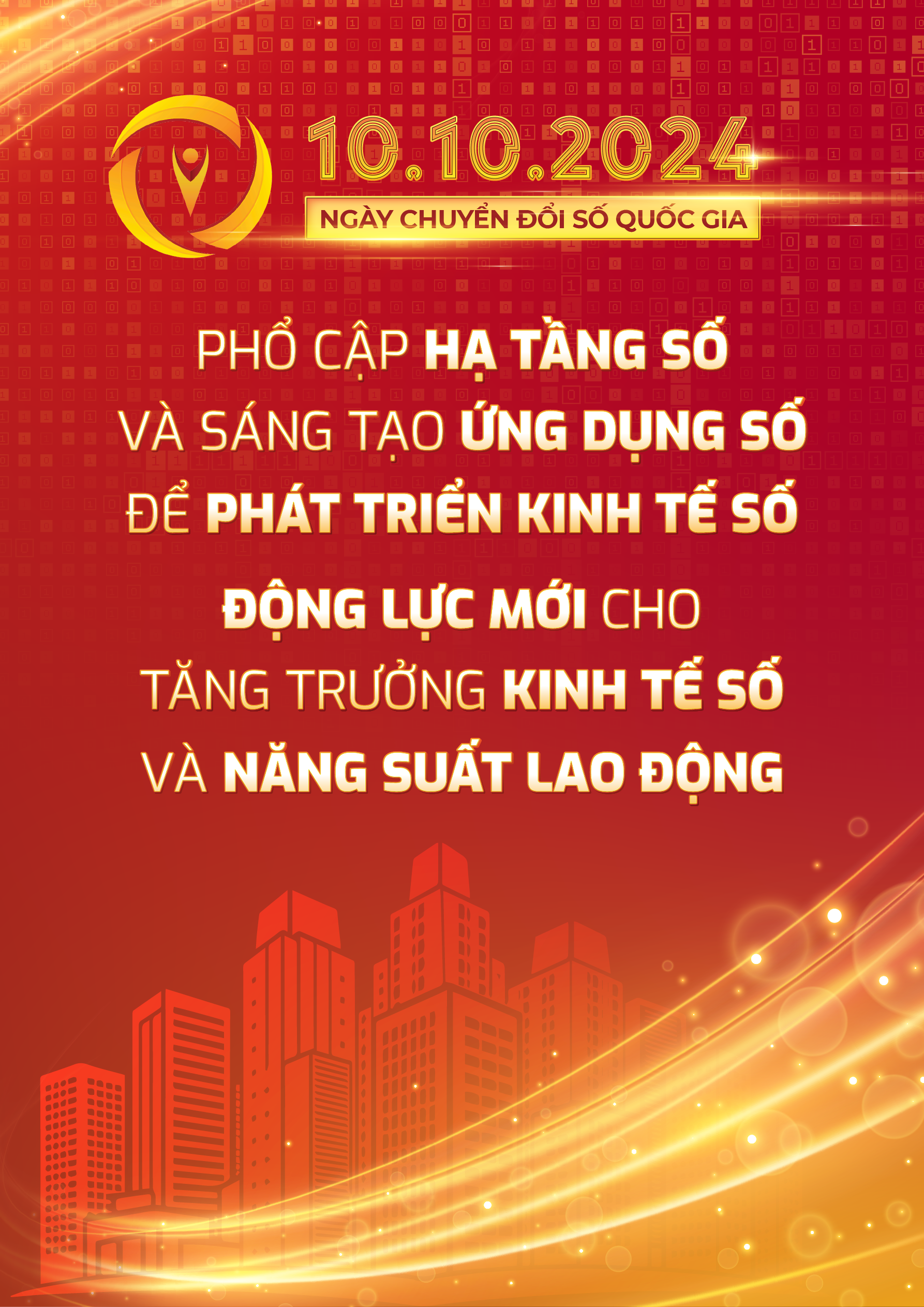 Poster chuyển đổi số 10-10