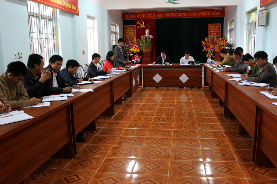 Làm việc với BCĐ PCTH thuốc lá huyện Hoàng Su Phì